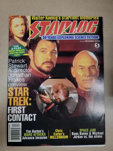 Vtg Starlog Magazine Dec #233 Star Trek First Contact X-Files