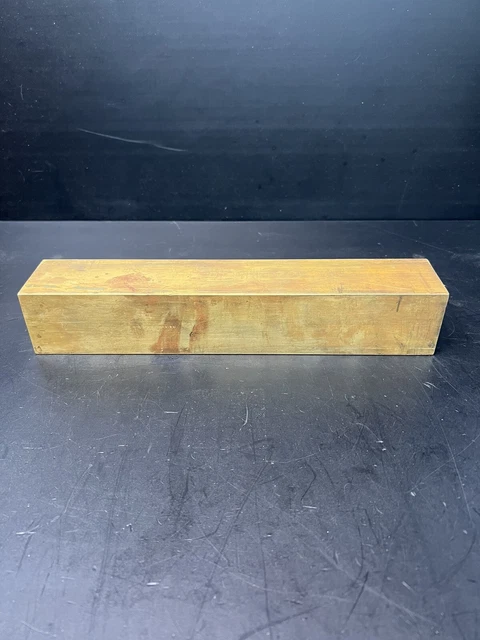2”x2”x11 1/4” Solid Brass Bar Stock Lathe Milling Machining Fabricating