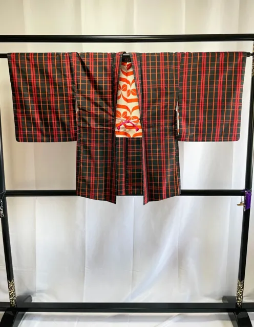 Vintage Japanese Haori Jacket - Antique Silk Haori Kimono Jacket