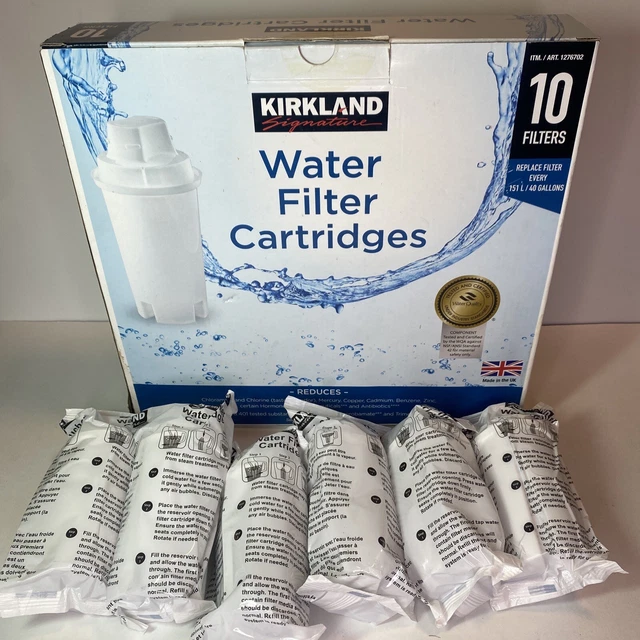 KIRKLAND SIGNATURE 6 Pack 1276702 Water Filter Cartridges for Brita