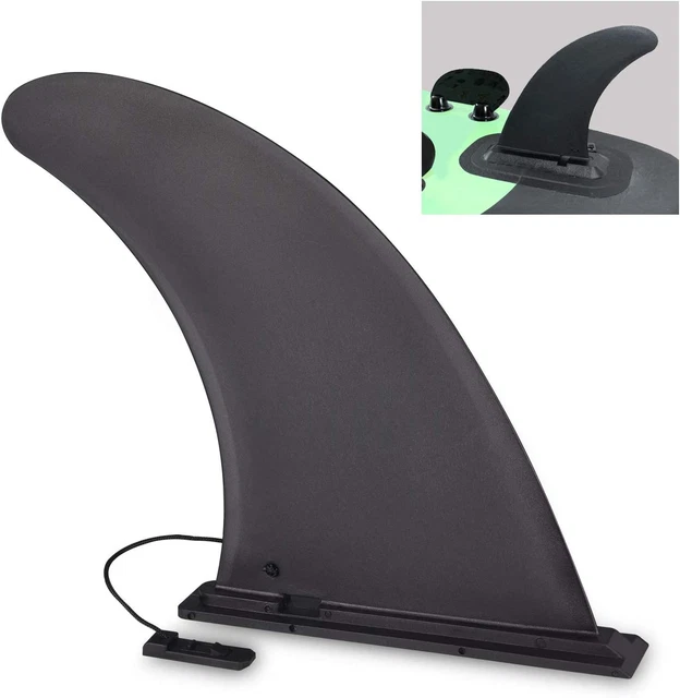 APOMOONS Pinna SUP Universale Rimovibile, Pinna SUP Gonfiabile da 9 Pollici Accessori SUP Tavola Surf per Tavole Lunghe, Tavole da Surf e Kayak Gonfiabili