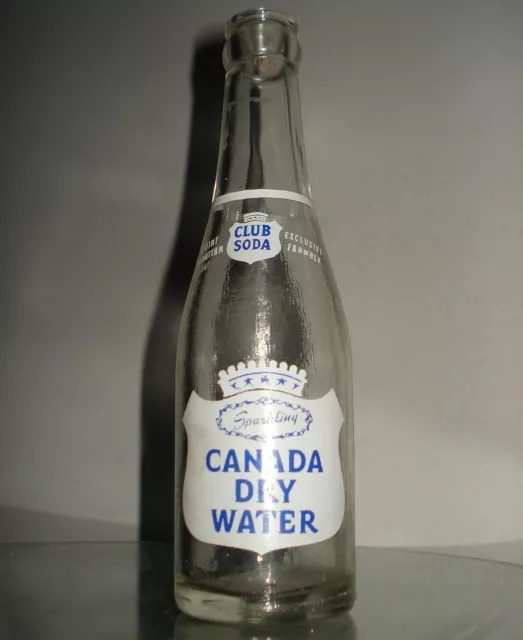 1951 Canada Dry Water (Club Soda) Acl 7 Oz. Soda Bottle