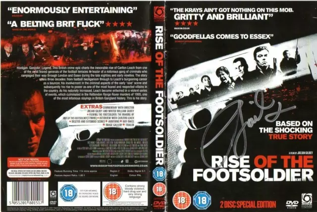 Craig Fairbrass Autograph - Rise of the Footsoldier - Signed DVD - AFTAL-2 Discs