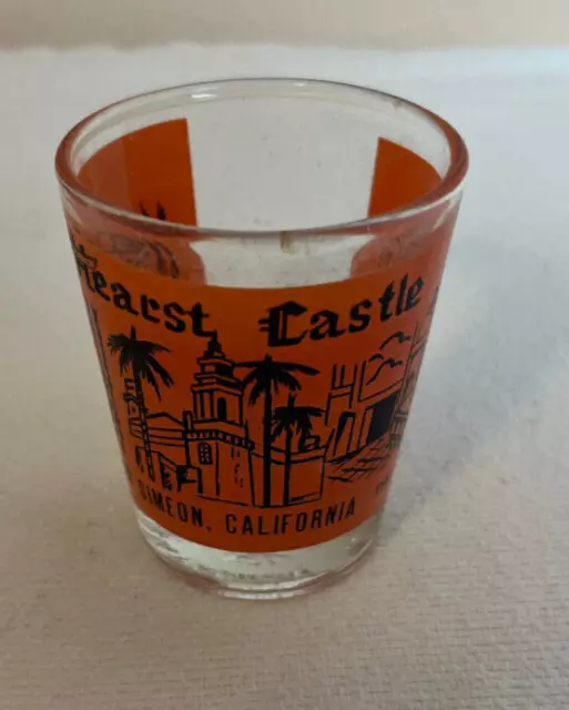 Shot Glass Souvenir HEARST CASTLE San Simeon California CA