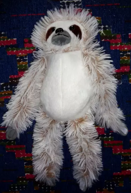 Nb/ Doudou Peluche  Singe Paresseux Pms Hey You Guys Sloth Blanc Beige 50Cm Ttbe