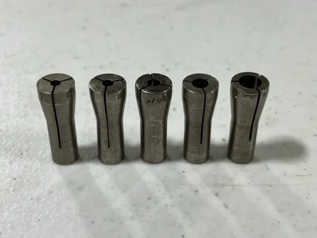 Commander Drill Head Cm-2 Collet Lot 5pc Rockwell Multi Spindle Machine Tap