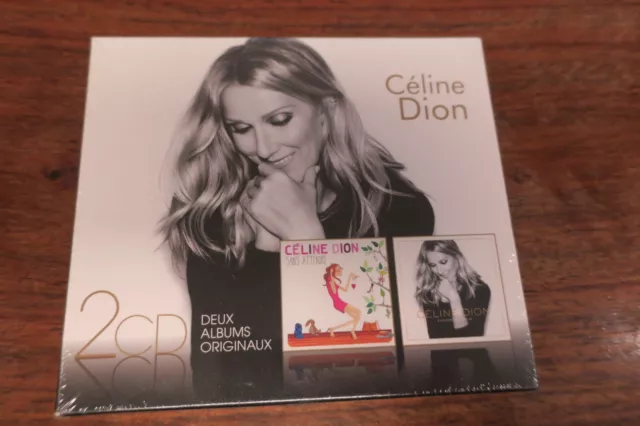 Celine Dion  Coffret Double Album  Cd - Sans Attendre + Encore Un Soir  // Neuf