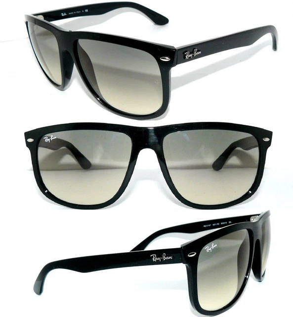Ray Ban SONNENBRILLE SCHWARZ GRAU RB 4147 629 WAYFARER 4181 HERREN BRILLE ETUI