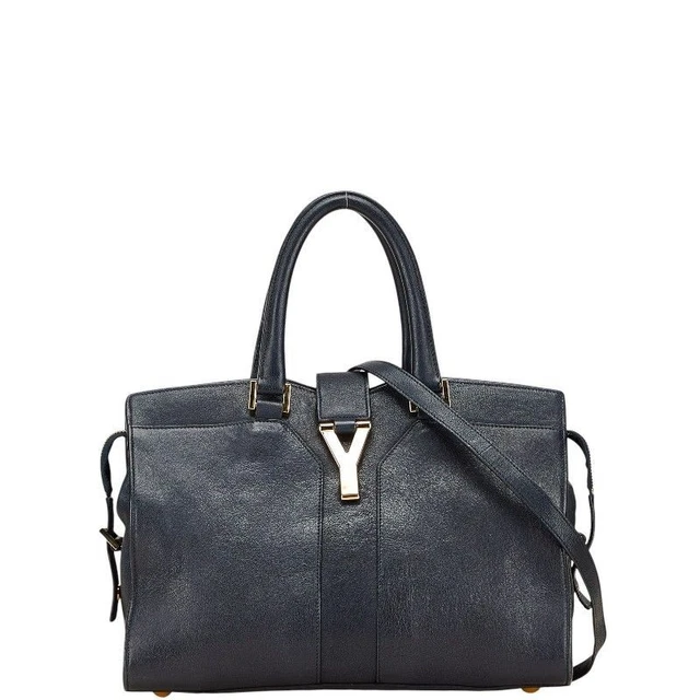 SAINT LAURENT Y-LINE Cabas Chic Handbag Shoulder Bag 2WAY