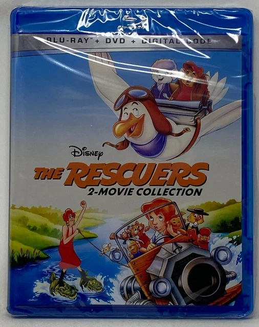 Empty The Rescues THE RESCUERS (1977) & The Rescuers Down Under (1990) 2-Movie Blu-Ray ...