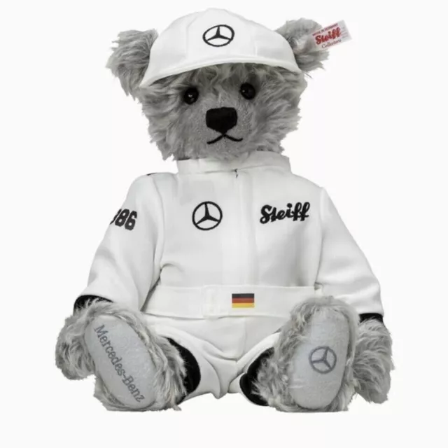 Mercedes-Benz × Steiff Racing Suit Teddy Bear New with Certificate