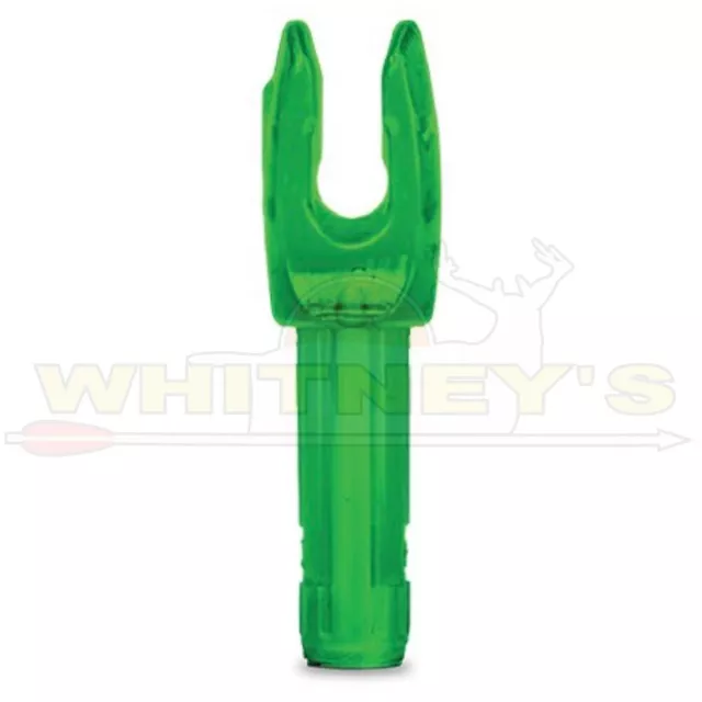 Easton Archery Deep 6 Nocks - Green - 12pk - 627775