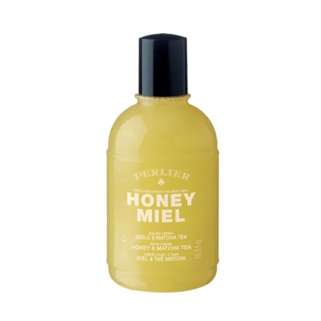 PERLIER Honey & Matcha Tea - Bath Cream 500 ml