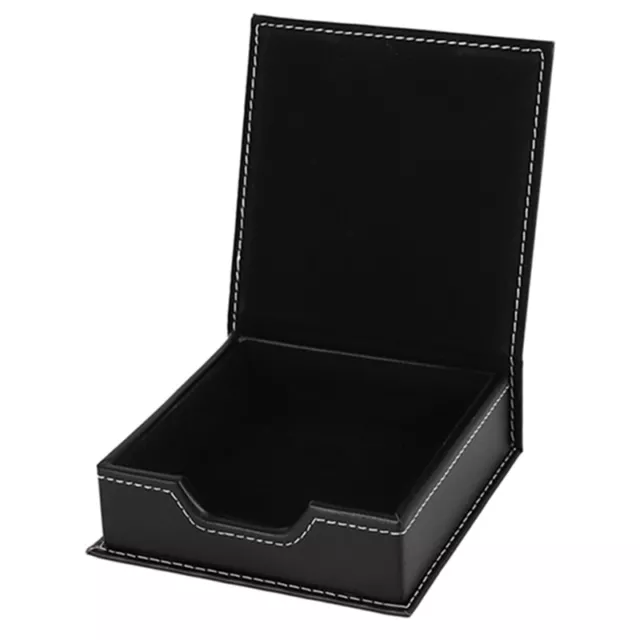 Leder  Box Büro Schul Bedarf Schreibtisch Zubehör Organizer Karten Halter N6167