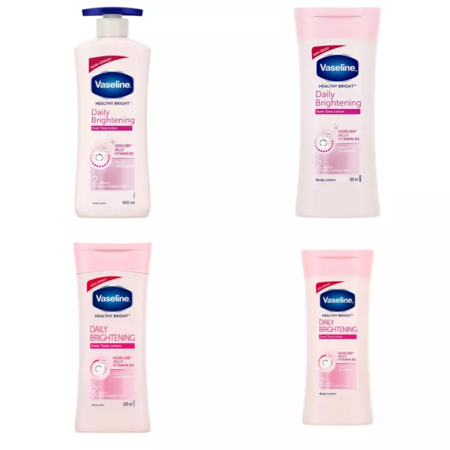 VASELINE Healthy White daily Brightening Moisturizer Body Lotion with B3