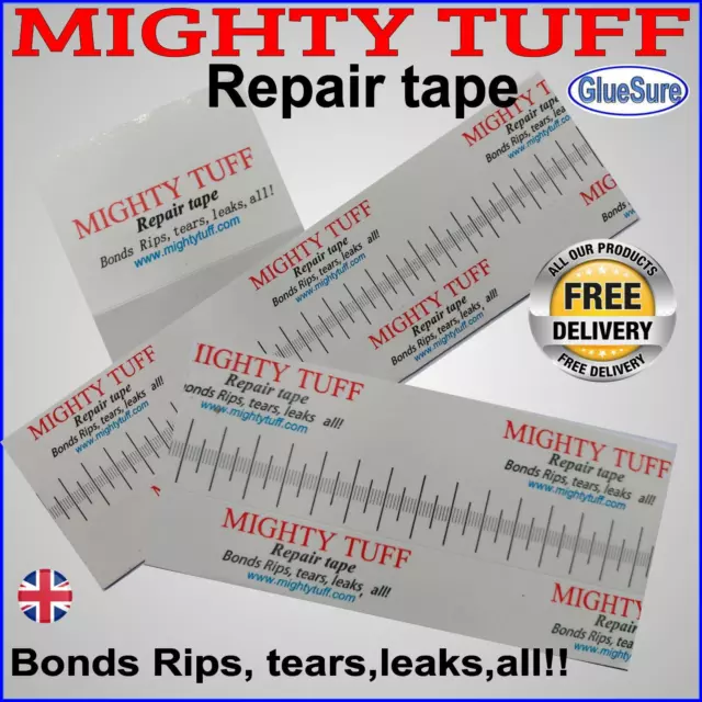 Mighty Tape Tough Strong Grip Bond Weather Resistant Repair Rip leak Tent Awning