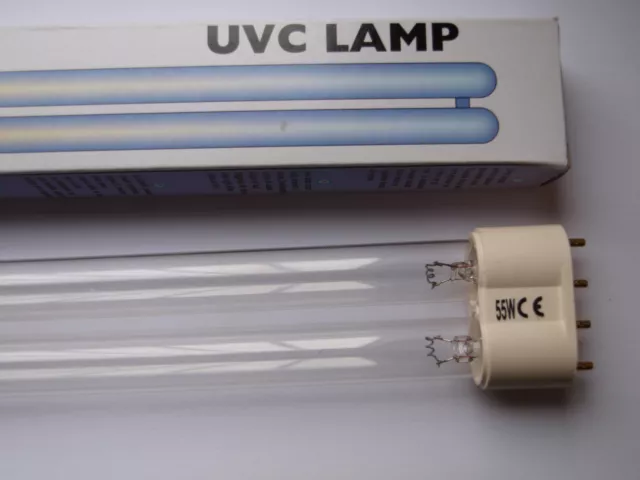 Uvc Lámpara Pl 55 Vatios Uv-C Carificador Reemplazo Del Tubo Filtro de Estanque