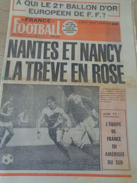 FRANCE FOOTBALL N° 1051 COUPE DE FRANCE 1966 1/2 FINALE STRASBOURG - NANTES RARE EUR 14,99 - FR