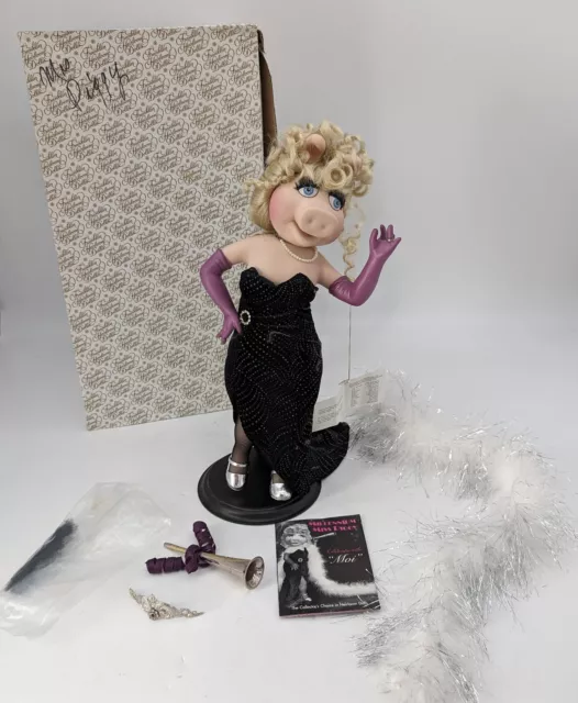 Millennium Miss Piggy 2000 Franklin Mint Heirloom Dolls “Celebrate with Moi”