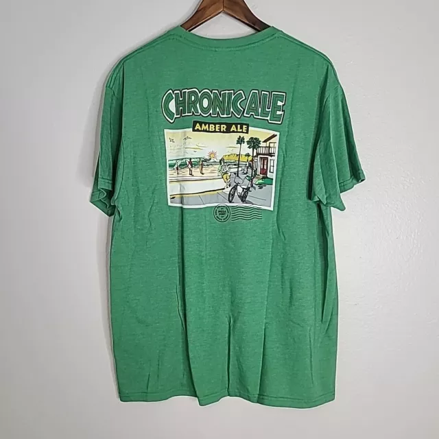 Pizza Port Brewing Co 2xl Beer Tshirt Green Chronic Ale