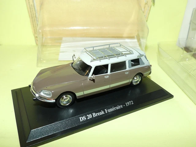 CITROEN DS 20 BREAK FUNERAIRE 1972 UNIVERSAL HOBBIES  1:43 blister