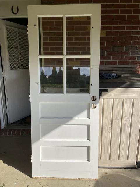 Antique exterior door 80x32x1 3/4
