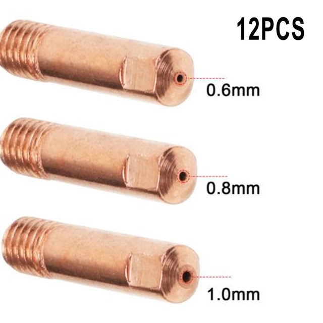 20 Pointes De Contact MIG M6 0.8mm En Cuivre – Pour Soudeuse Fil Fourré Sans Gaz - 6