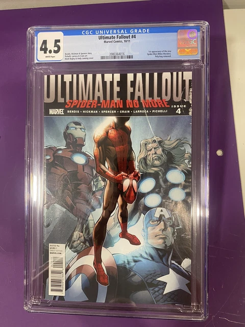 Ultimate Fallout 4 CGC 4.5 WP 1st Print - 1st App Miles Morales.