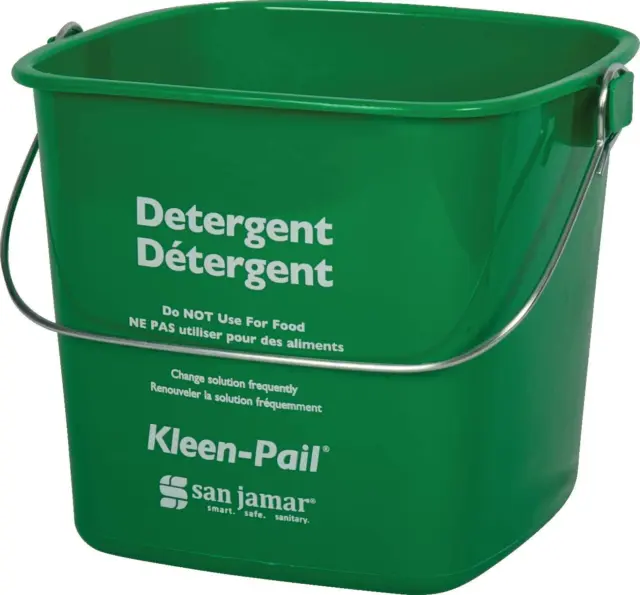 Carlisle FoodService Products KP97GN Kleen-Pail Commercial 3 Quarts, Green
