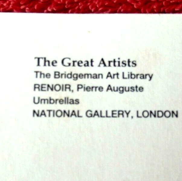 THE GREAT ARTISTS The Bridgeman Art Library Renoir Pierre Colour