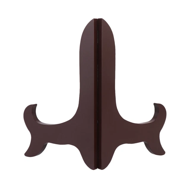Supporto per display piastra in legno retrò per casa/ufficio (7 pollici)