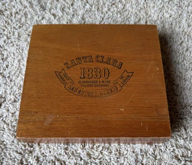 VINTAGE TOBACCO SANTA CLARA 1830 SAN ANDRES MEXICO Wood
