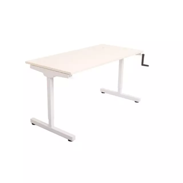 Victory Manual Adjust Open Station 1800 X 700 X 715Mm To 1015Mm White