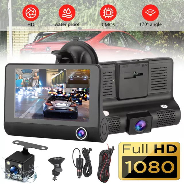 1080P Auto Dashcam KFZ HDR Kamera Video Recorder Nachtsicht Autokamera G-Sensor