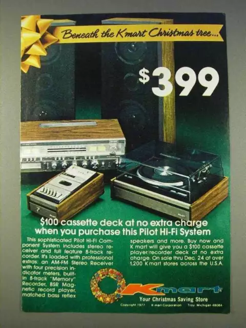 1977 KMART AD - GE Music Machine, MacDonald Stereo $19.99 - PicClick