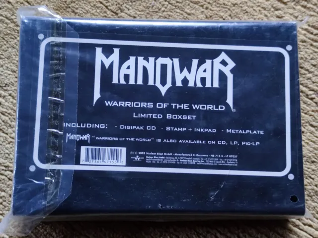 Manowar - Warriors Of The World LTD BOX-SET Holzbox
