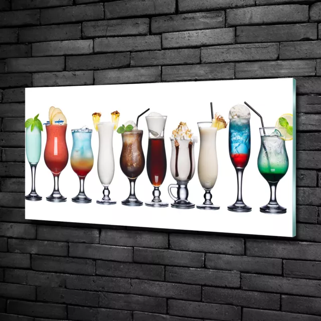 Wandbild Glas-Bild Druck auf Glas 100x50 Deko Essen & Getränke Getränke