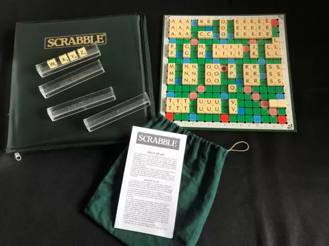 Jeu De Société SCRABBLE DE VOYAGE Housse à fermeture éclair façon cuir  SPEARS