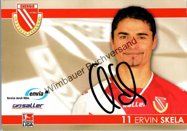 Original Autogramm Ervin Skela Energie Cottbus /// Autograph signiert signed sig