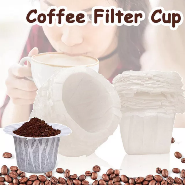 500pcs Disposable Cups Coffee Filters Paper Pods Replacement K-Cup Filter Gift