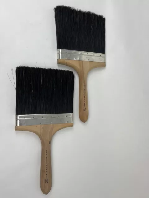 Horsehair 1/2 WIDE X 6 Disposable Acid Brushes (30) Gluing