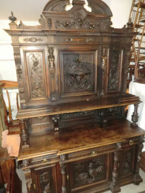 18th Century Russian Elaborately Carved Sideboard