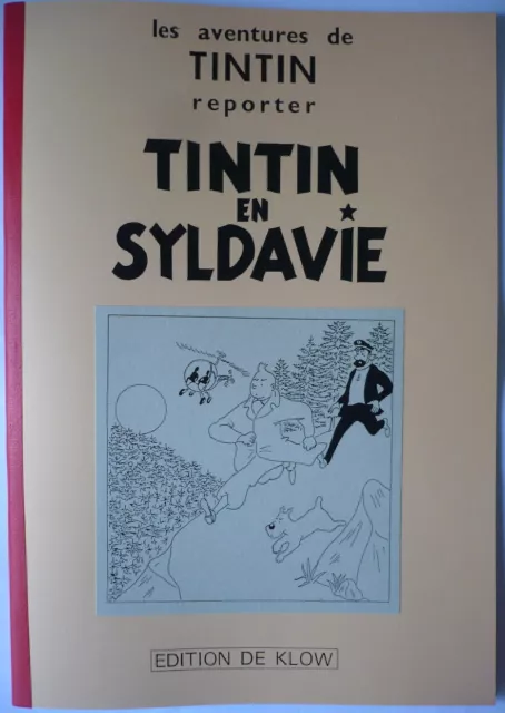 TINTIN EN SYLDAVIE // PASTICHE HOMMAGE PIRATE // pirate années 90 / RARE & TBE !