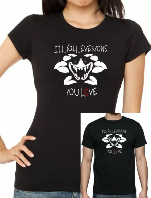 UNDERTALE :Flowey "I'll Kill Everyone You Love" T-shirt. Women's + Kids inspired