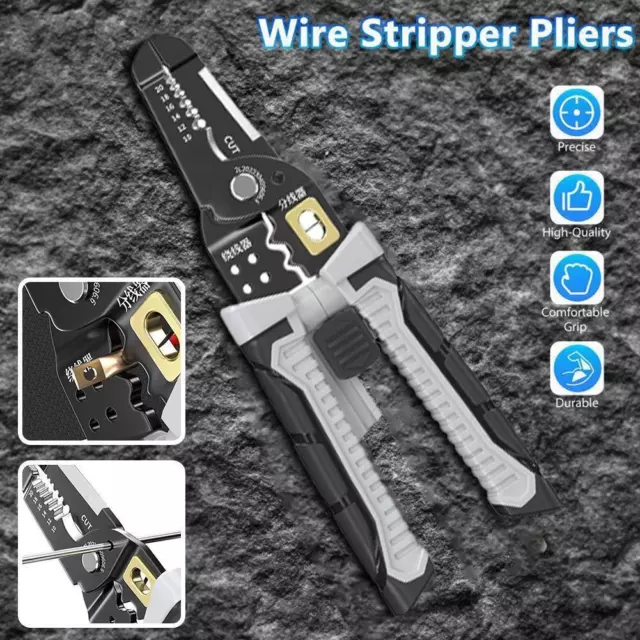 Heavy Duty Electric Cable Wire Cutter Electrician Plier St` Y2S1 D1I7 2