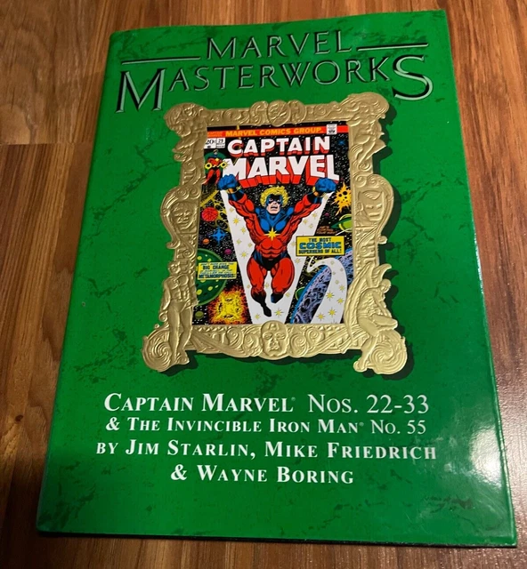 Marvel Masterworks Captain Marvel Vol. 3 Dm Variant 95 Hc Jim Starlin Thanos