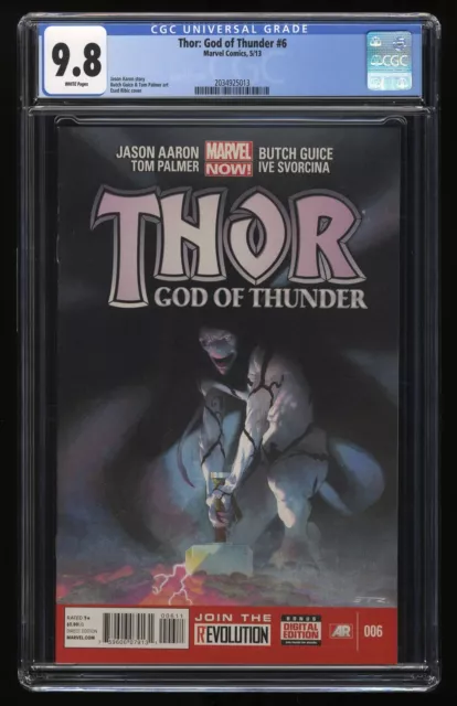 Thor God of Thunder (2013) #6 CGC NM/M 9.8 1st Knull Cameo! Gorr Origin! Thor God of Thunder (2013) #6 CGC NM/M 9.8 1st Knull Cameo! Gorr Origin!