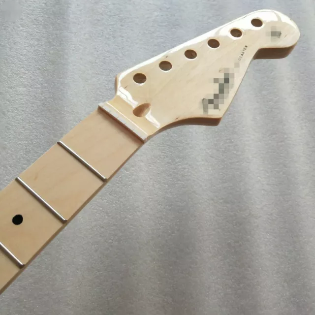 25.5Inch Electric guitar Neck Replace parts 22 fret Maple Fingerboard dots inlay