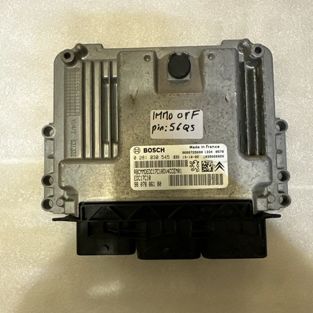 Calculateur Décodé Peugeot 208 1.4 HDI Bosch 0281017920 - Reconditionné, Immo-off, Prêt à Monter