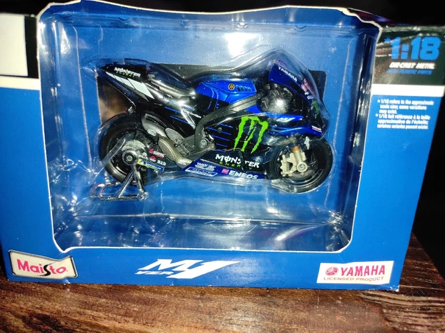 Maisto  Miniature Moto Gp 500 Yamaha Yzr M1 Fabio Quartararo  2021  N° 20  1/18°
